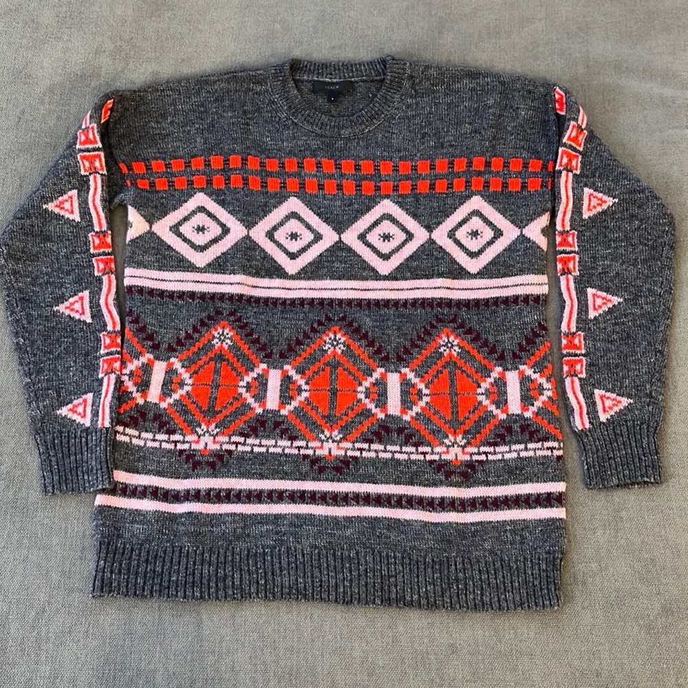 J.CREW ABSTRACT WOMEN’S SWEATER 8